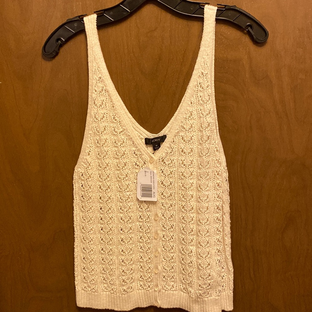 J Crew Womans Medium Sweater tank top
